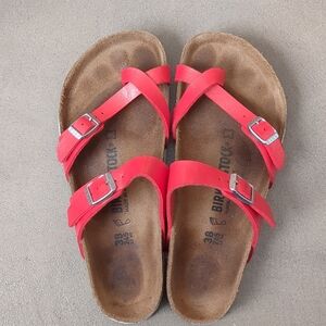 Red Birkenstock Mayari 38